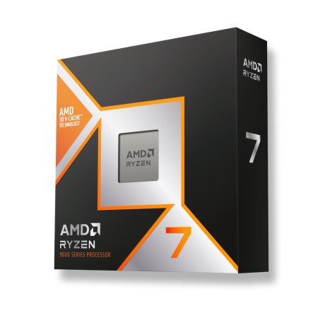 AMD RYZEN 7 9800X3D 104MB 8çekirdekli O/B UHD AM5 120w Kutulu+Fansız