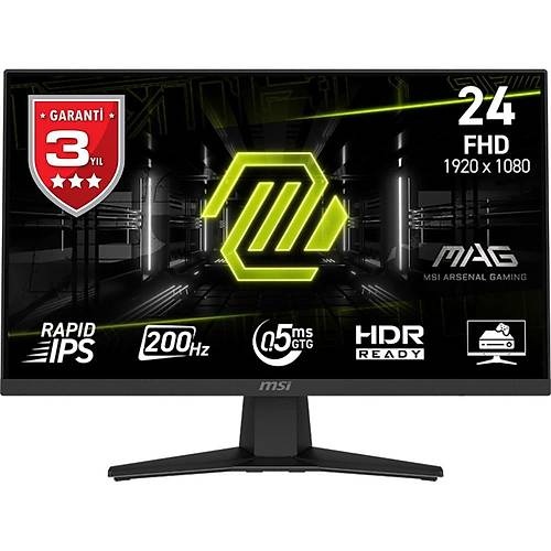 MSI 23.8" IPS MAG 244F 0.5MS 144Hz HDMI Gaming Monitör
