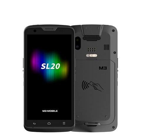 M3 Mobile 5.5" SL20W Wlan (2D) Karekod Android 11 El Terminali 4GB RAM/64GB