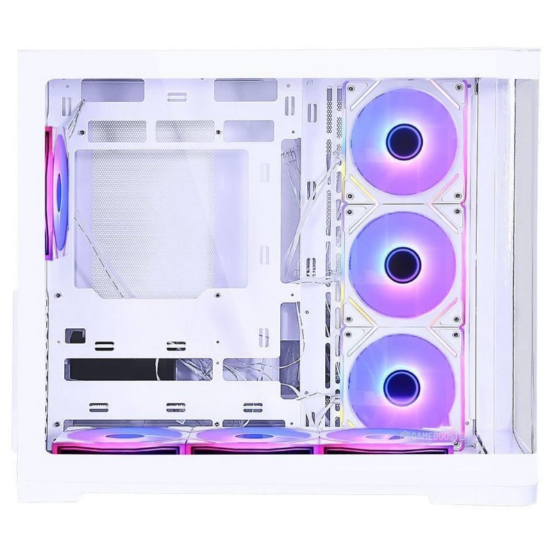 GAMEBOOSTER 850w 80+ BRONZE GB-G2852W-850W Gaming Mid-Tower PC Kasası Beyaz 7-Fanlı