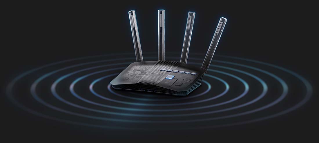 ASUS RT-BE82U BE6500 WIFI7 Dual Band EV Ofis Tipi Router