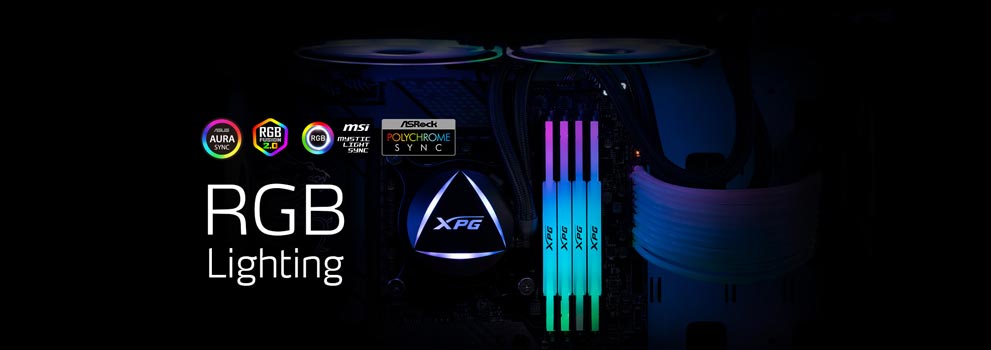 XPG 32GB (2X 16GB) DDR5 6000MHZ CL32 DUAL KIT RGB PC RAM LANCER AX5U6000C3016G-DCLARWH