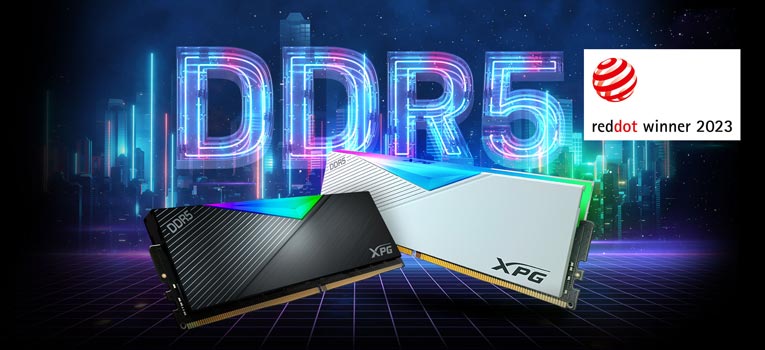 XPG 32GB (2X 16GB) DDR5 6000MHZ CL32 DUAL KIT RGB PC RAM LANCER AX5U6000C3016G-DCLARWH