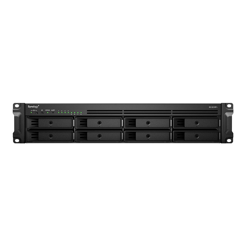 SYNOLOGY 8diskli Ryzen V1500B-4GB RAM-Gigabit Rack Nas Server RS1221 PLUS ikinci görünüm
