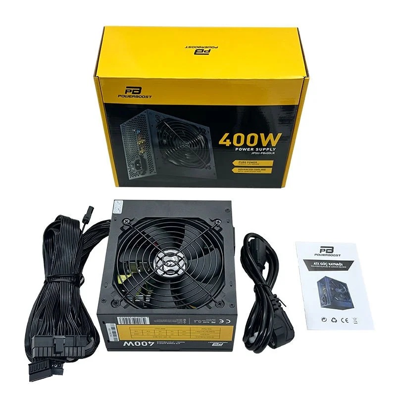 POWERBOOST 400W PB400LR 12cm Fanlı Power Supply
