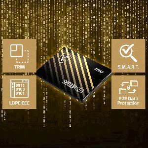 MSI 480GB SPATIUM S270 500- 450MB/s SSD SATA-3 Disk