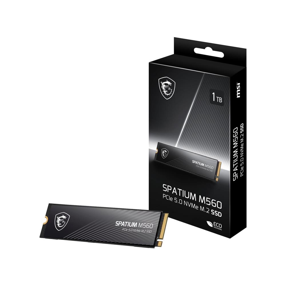 MSI 1TB SPATIUM M560 10200- 8400MB/s M2 NVME GEN5 Disk ikinci görünüm