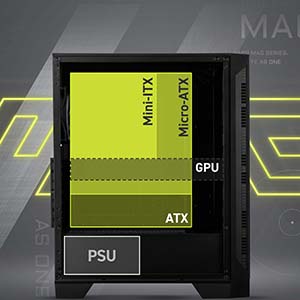 MSI 750W 80+ BRONZE MAG FORCE 121A B75 Gaming Mid-Tower PC Kasası