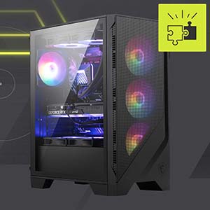 MSI 750W 80+ BRONZE MAG FORCE 121A B75 Gaming Mid-Tower PC Kasası