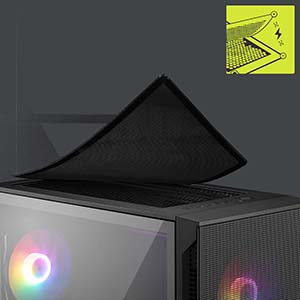 MSI 750W 80+ BRONZE MAG FORCE 121A B75 Gaming Mid-Tower PC Kasası