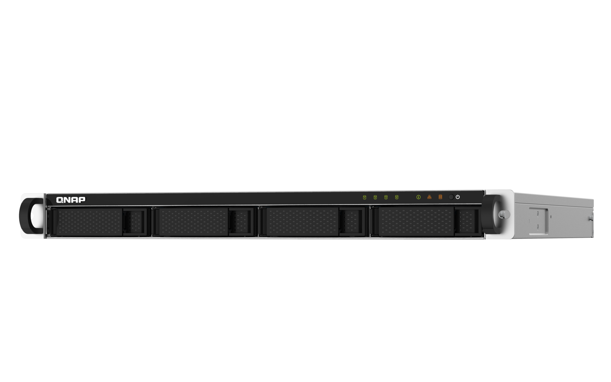 QNAP 4diskli ARM QC AL324-2GB RAM-10GbE SFP+ Rack Nas Server Redundant Power TS-432PXU-RP