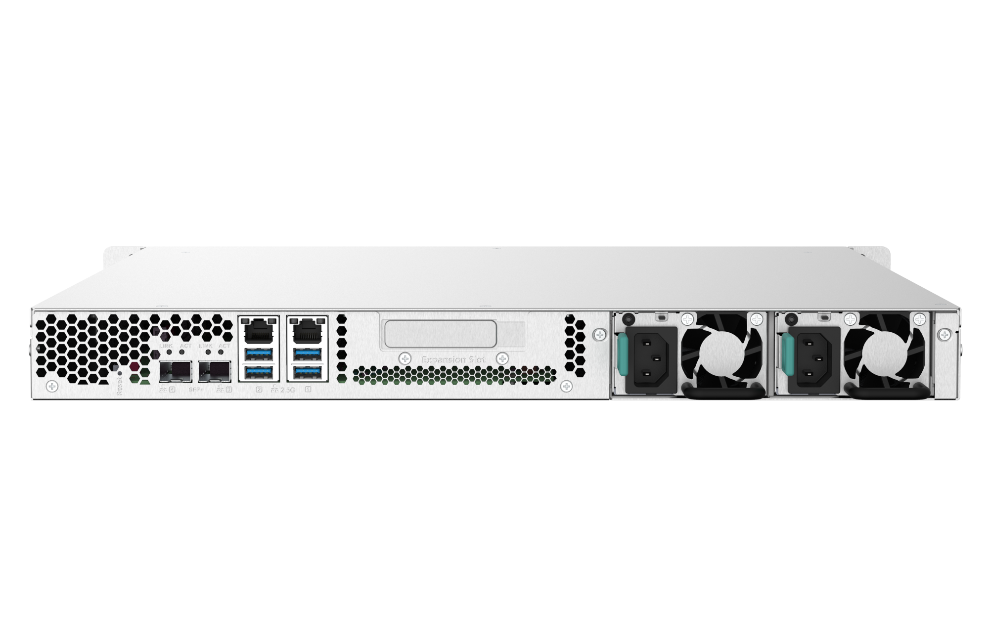 QNAP 4diskli ARM QC AL324-2GB RAM-10GbE SFP+ Rack Nas Server Redundant Power TS-432PXU-RP