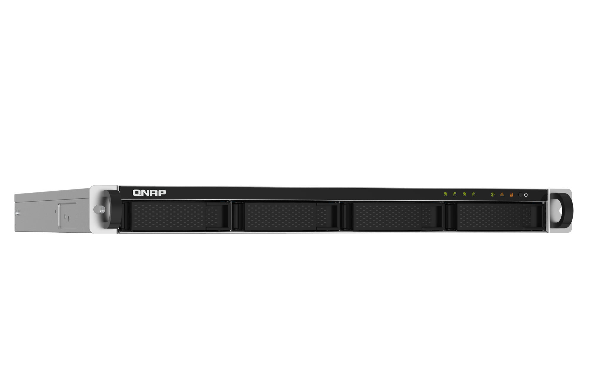 QNAP 4diskli ARM QC AL324-2GB RAM-10GbE SFP+ Rack Nas Server Redundant Power TS-432PXU-RP