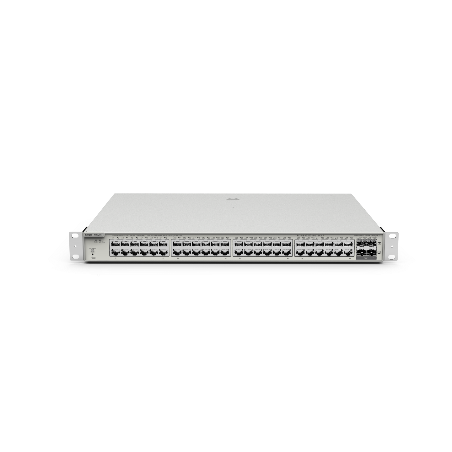 RUIJIE 48port 370w PoE 4-SFP+ 10GE Gigabit Yönetilebilir Switch RG-NBS3200-48GT4XS-P