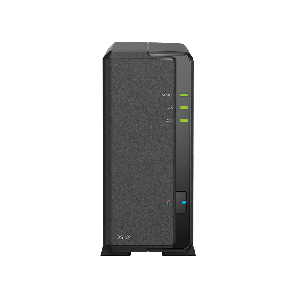 SYNOLOGY 1diskli Realtek QC-1GB RAM-Gigabit Nas Server DS124 ikinci görünüm