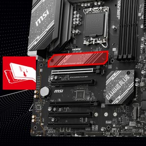 MSI B760 GAMING PLUS WIFI-6E DDR5 HDMI DP PCIE 4.0 1700p ATX