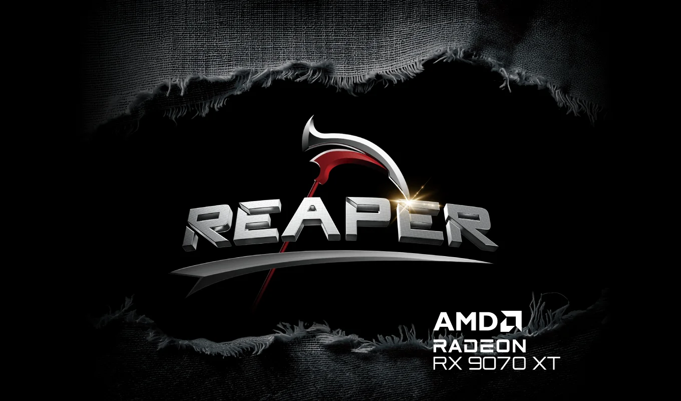 POWERCOLOR 16GB RX9070XT Reaper GDDR6 256bit HDMI DP PCIe 5.0