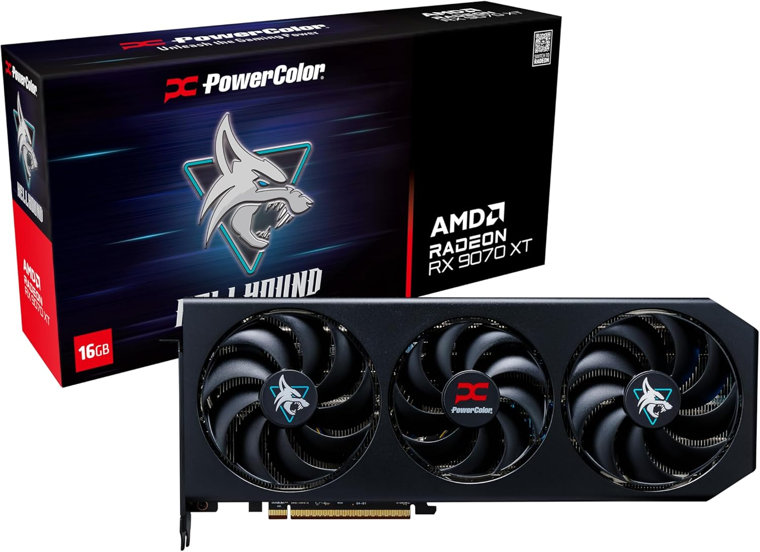 POWERCOLOR 16GB RX9070XT Reaper GDDR6 256bit HDMI DP PCIe 5.0 ikinci görünüm