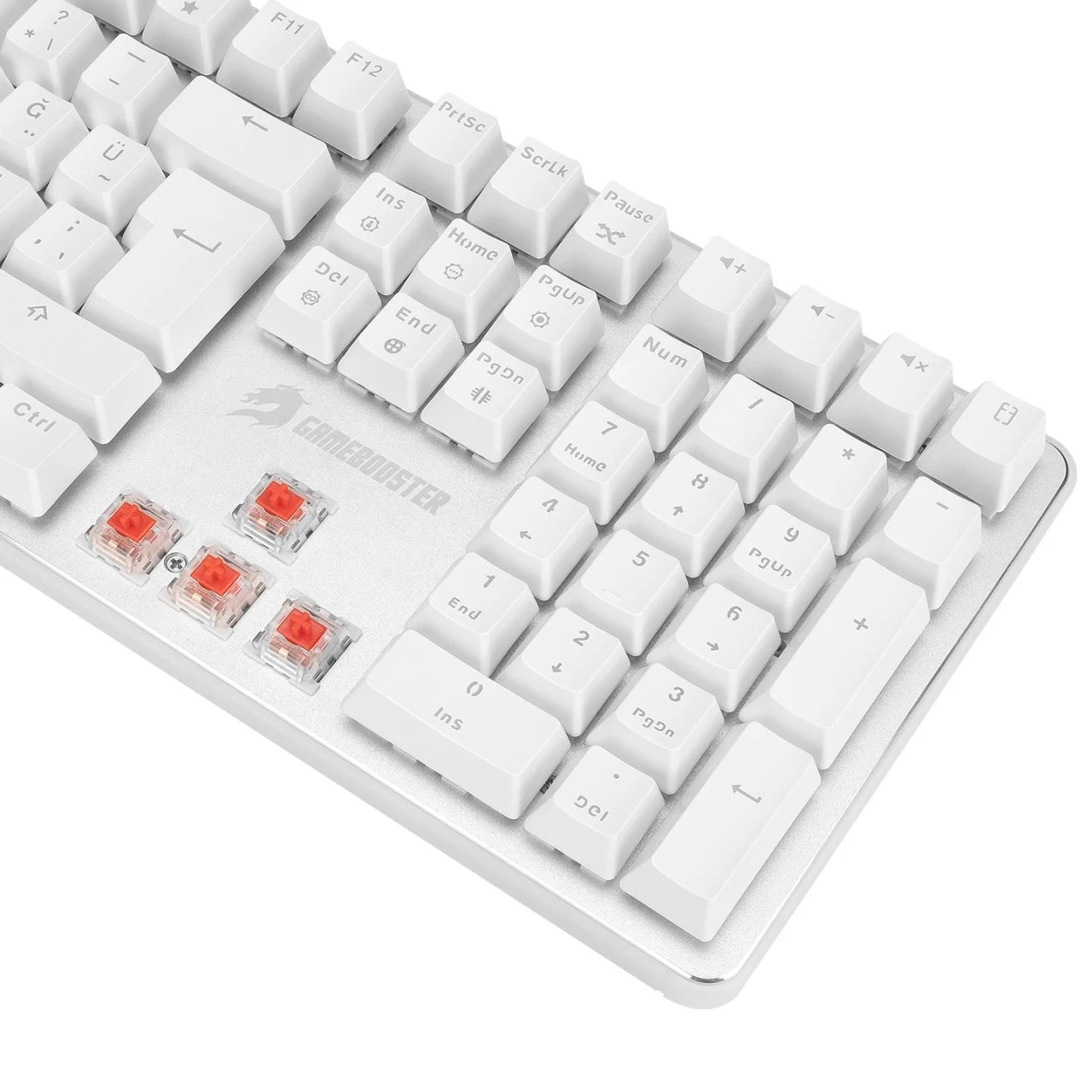 GAMEBOOSTER G918 Kablolu Q Trk Beyaz Gaming Klavye