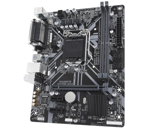 GIGABYTE H310M-DS2 DDR4 PCIe 16X v3.0 1151p v2 mATX