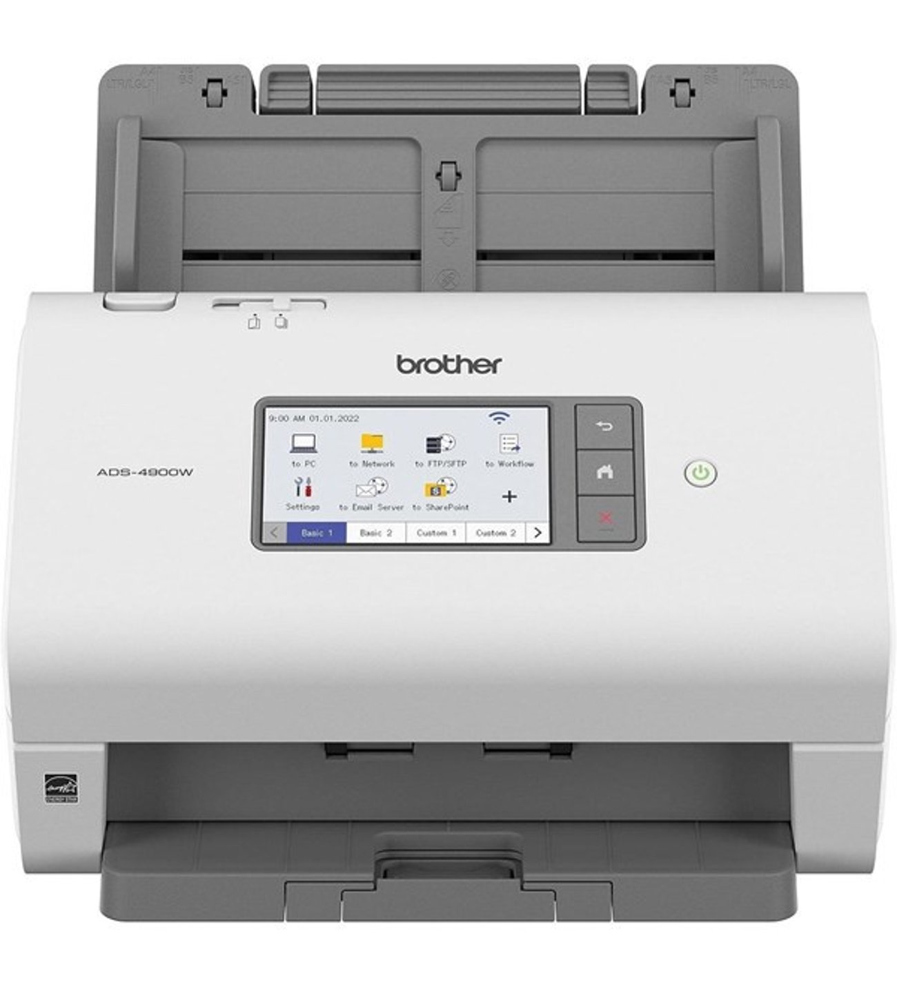 BROTHER A4 ADS-4900W  60ppm Duplex Kablosuz Ağ Tipi Dokunmatik Ekranlı Profesyonel Masaüstü Doküman Tarayıcı ikinci görünüm