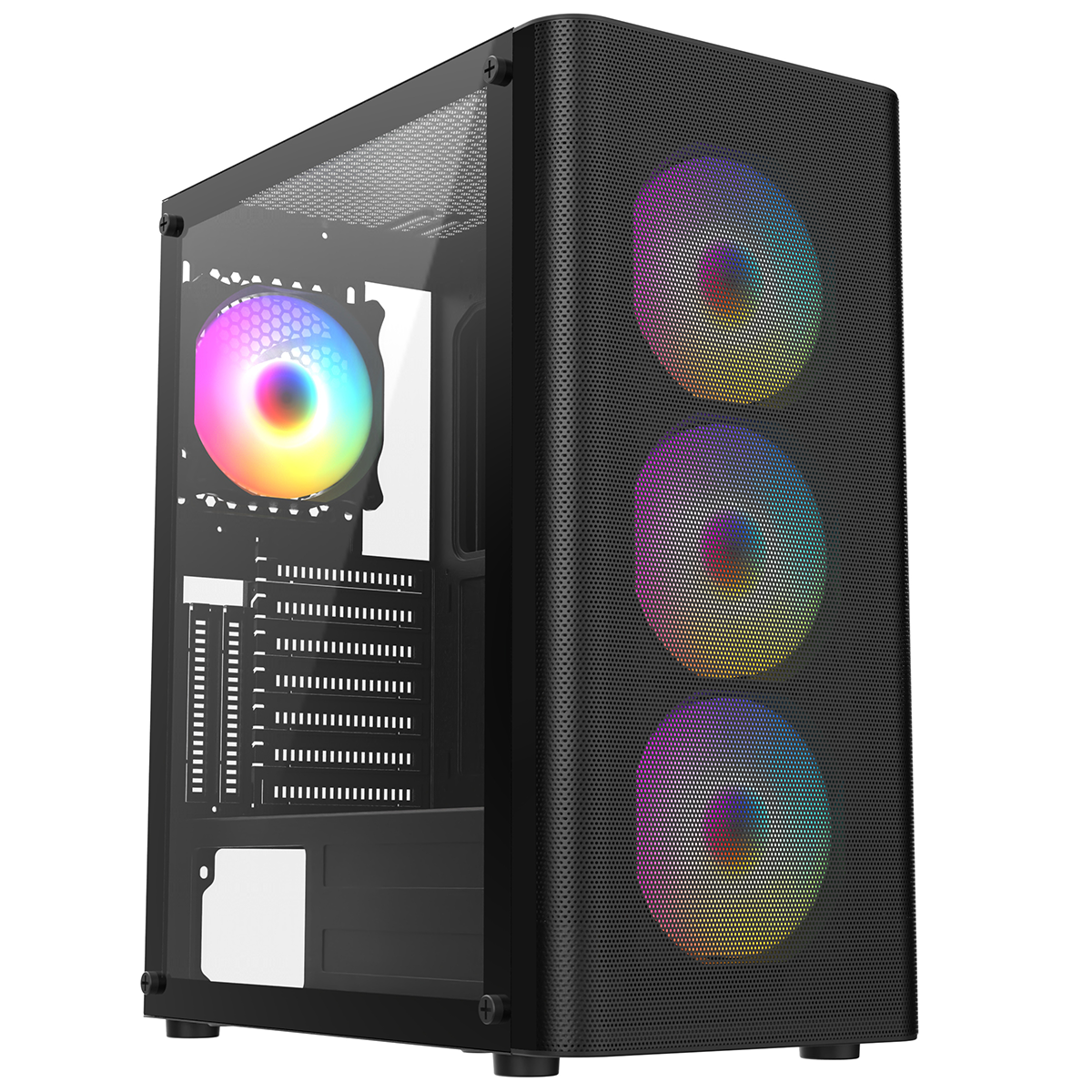 FRISBY 550w FC-9385G Gaming Mid-Tower PC Kasası ikinci görünüm