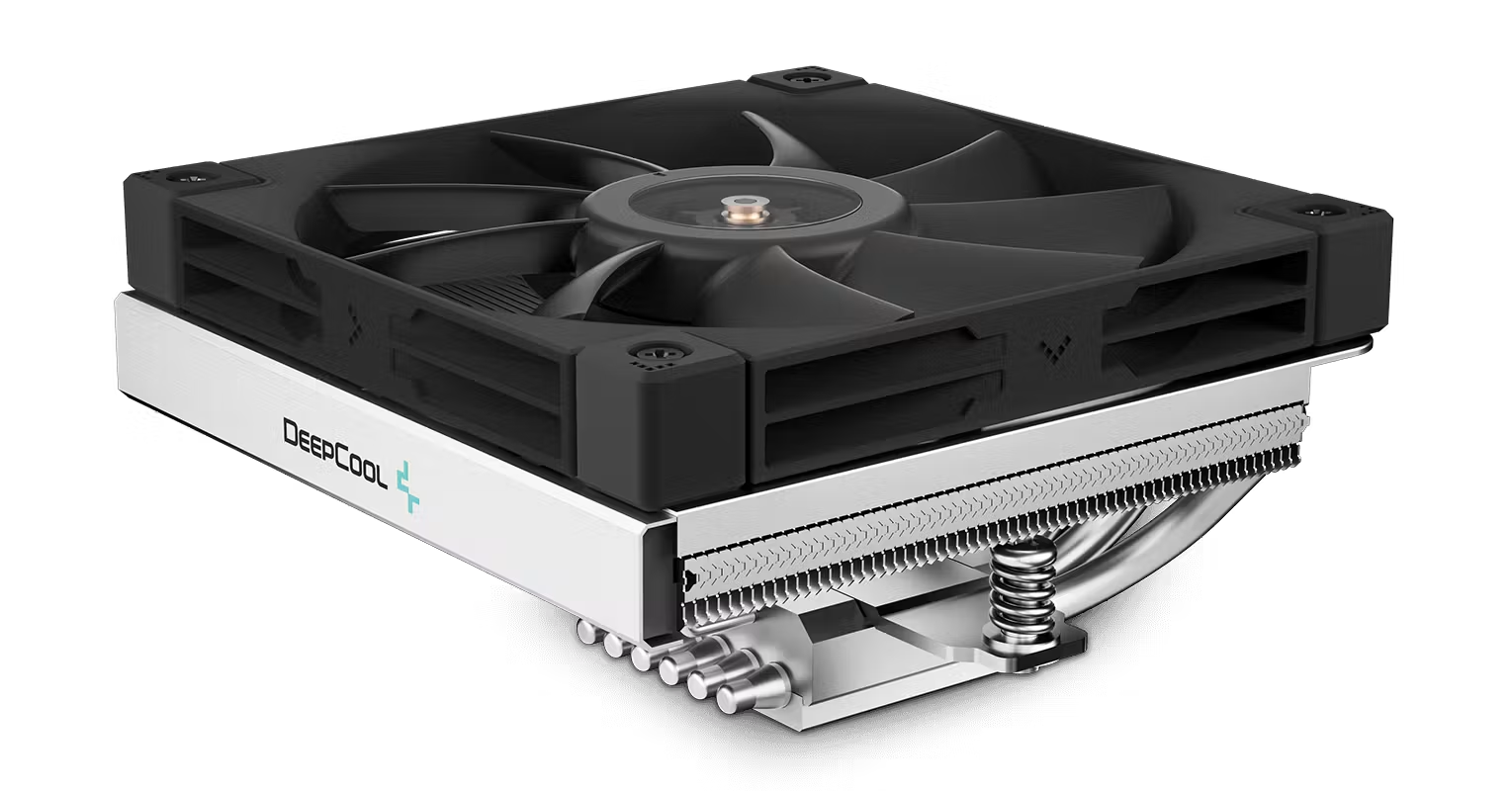 DEEPCOOL AN600 Düşük Profil (Low Profile) 6 Isı Borulu 120mm Slim PWM AM5-1851p Hava Soğutmalı İşlemci Fanı ikinci görünüm
