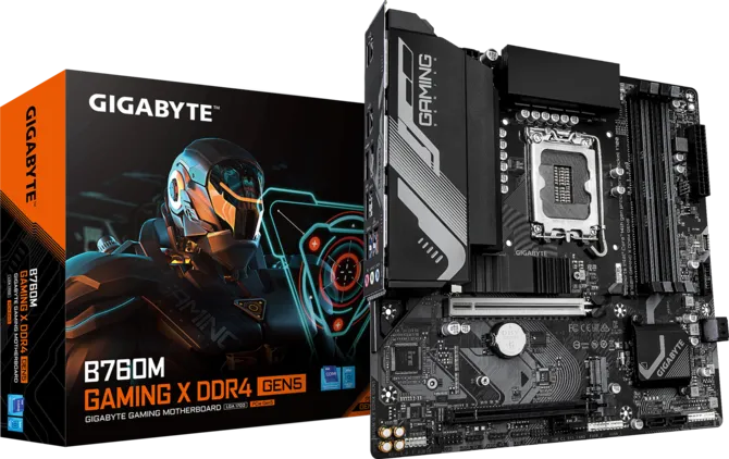 GIGABYTE B760M GAMING X GEN5 DDR4 HDMI-DP PCIE 4.0 1700p mATX ikinci görünüm