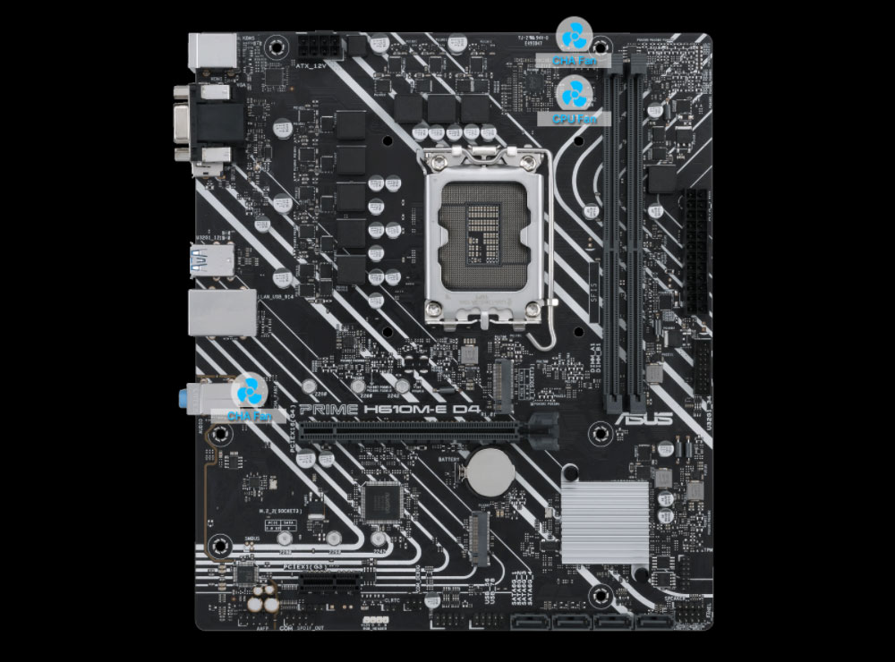 ASUS PRIME H610M-E D4 CSM DDR4 HDMI-DP PCIE 4.0 1700p mATX Kurumsal Anakart
