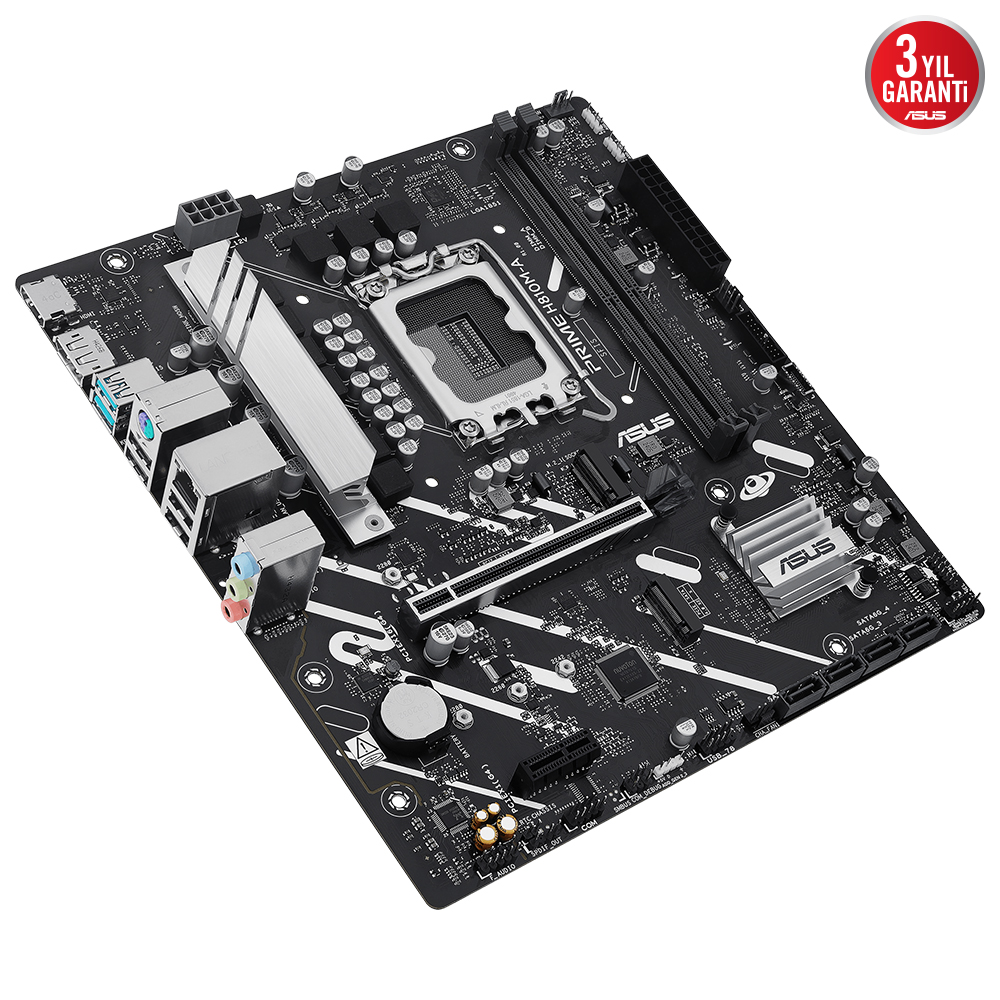 ASUS PRIME H810M-A-CSM DDR5 HDMI-DP PCIE 4.0 1851p mATX Kurumsal Anakart