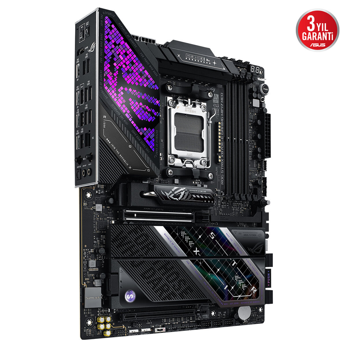 ASUS ROG STRIX X870E-E GAMING WIFI7 NEO DDR5 HDMI PCIE 5.0 AM5 ATX Anakart