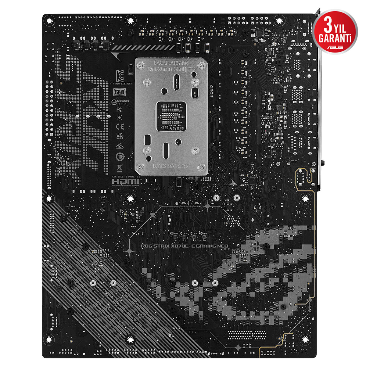 ASUS ROG STRIX X870E-E GAMING WIFI7 NEO DDR5 HDMI PCIE 5.0 AM5 ATX Anakart