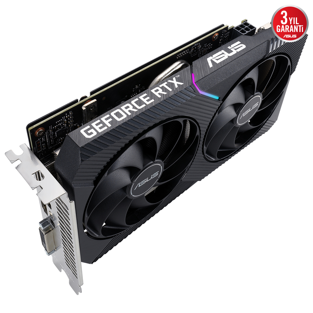 ASUS 8GB DUAL RTX3050-O8G-V2 GDDR6 96bit HDMI-DP PCIE 4.0