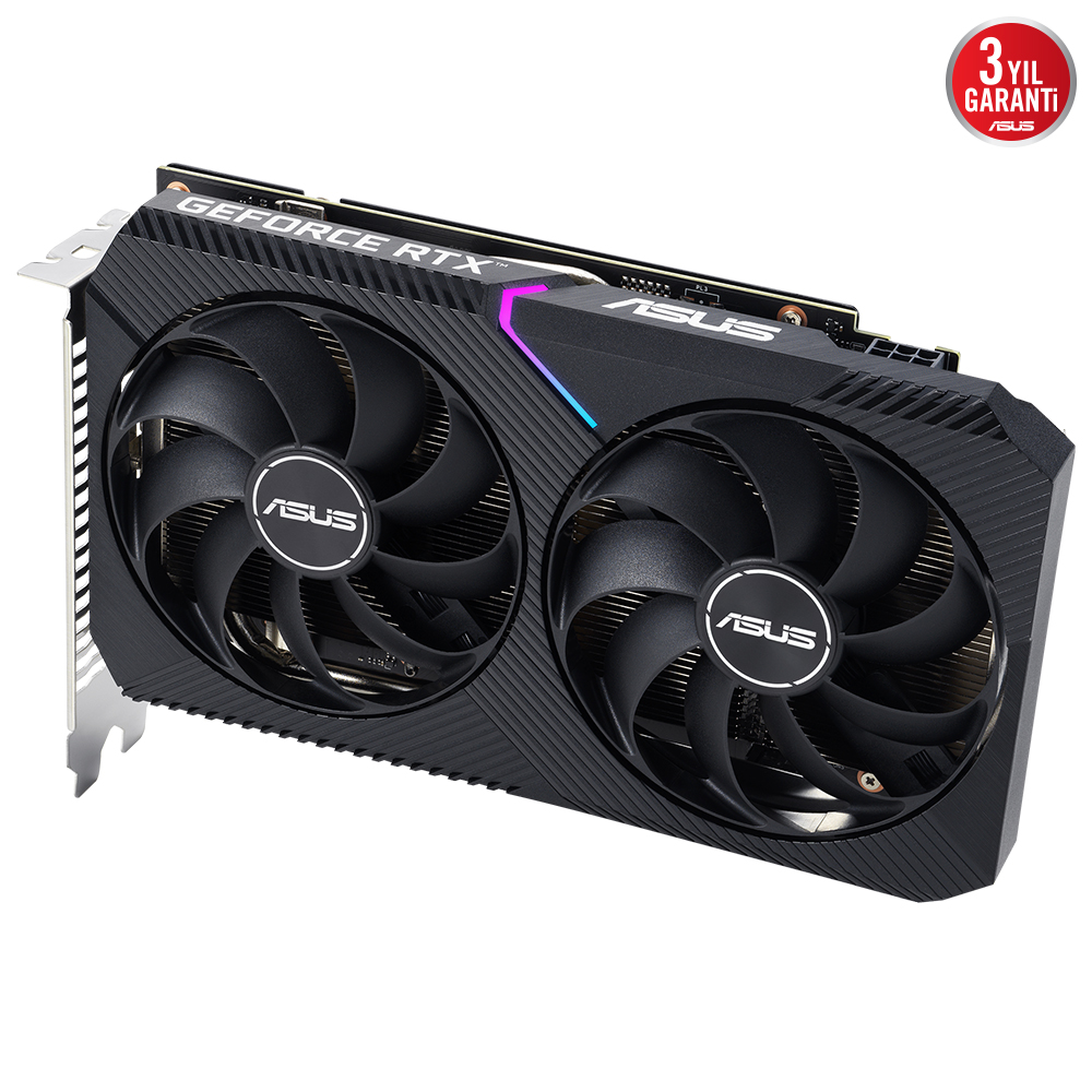 ASUS 8GB DUAL RTX3050-O8G-V2 GDDR6 96bit HDMI-DP PCIE 4.0