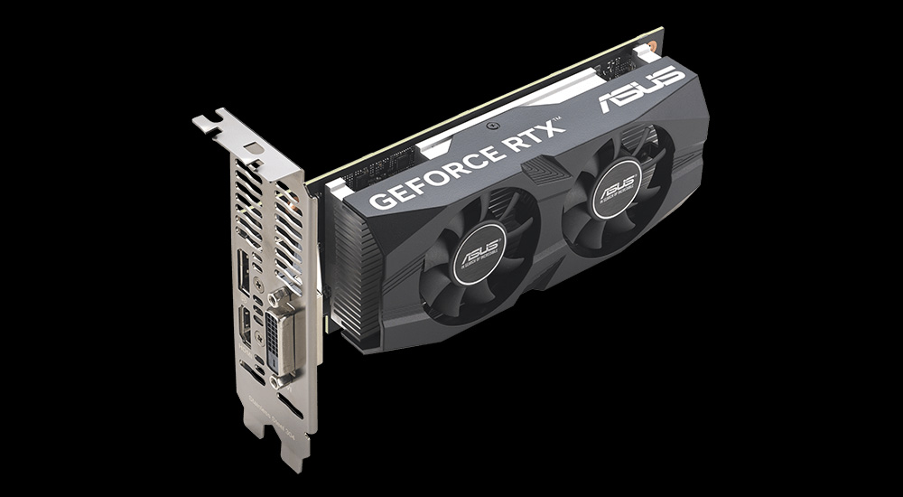 ASUS 6GB RTX3050-O6G-LP BRK GDDR6 96bit HDMI-DP PCIE 4.0