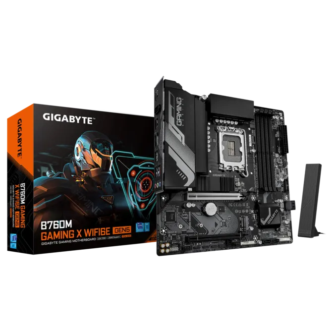 GIGABYTE B760M GAMING X WIFI6E GEN5 DDR5 HDMI-DP PCIE 4.0 1700p mATX ikinci görünüm
