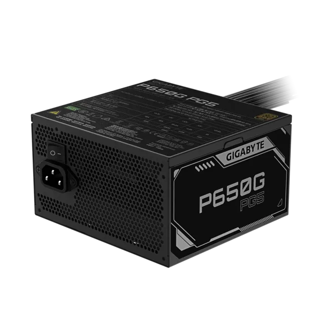 GIGABYTE 650W 80+ Gold P650G GP-P650G-PG5 Power Supply