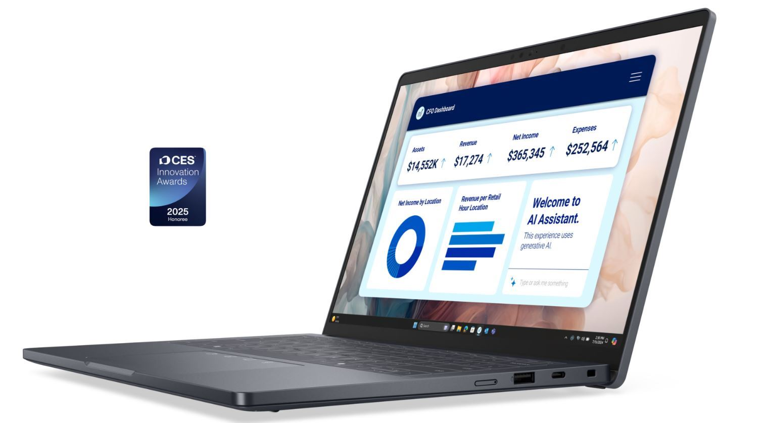 DELL 14" ULTRA 7 268V-32GB DDR5 RAM-1TB NVME-FDOS NOTEBOOK / PRO 14 PREMIUM BTO307_PA14250U