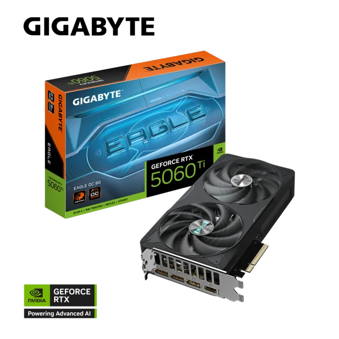GIGABYTE 8GB RTX5060TI GV-N506TEAGLE OC-8GD GDDR7 128bit HDMI-DP PCIE 5.0