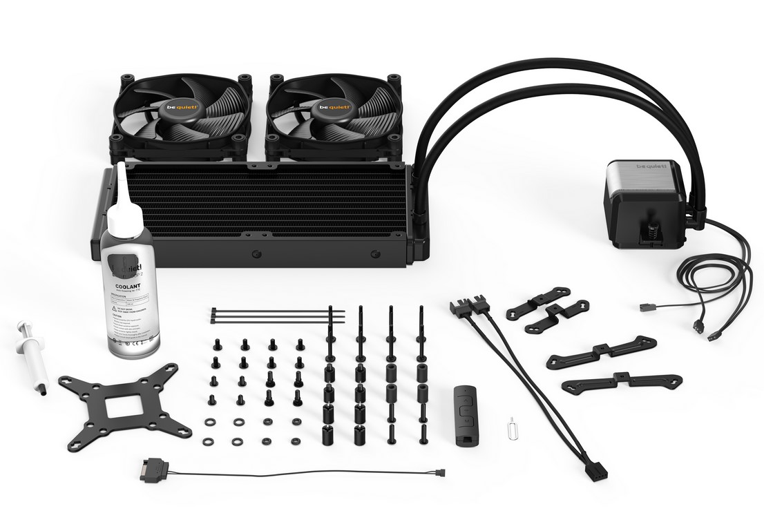 BE QUIET 240mm Silent Loop 2 BW010 Sıvı Soğutucu AM5-1700p işlemci Fanı ikinci görünüm