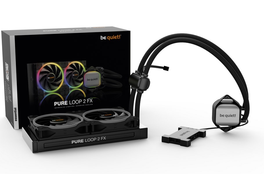 BEQUIET 240MM PURE LOOP 2 FX BW013 ARGB AM4-1700p Sıvı Soğutmalı İşlemci Fanı ikinci görünüm
