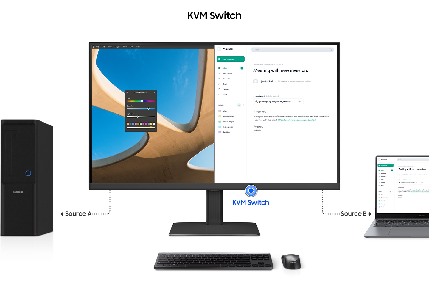 SAMSUNG 31.5" IPS VIEWFINITY S6 S60UD LS32D600UAUXUF 5ms 100Hz HDMI-DP TypeC Kurumsal Pivot Monitör 2560x1440