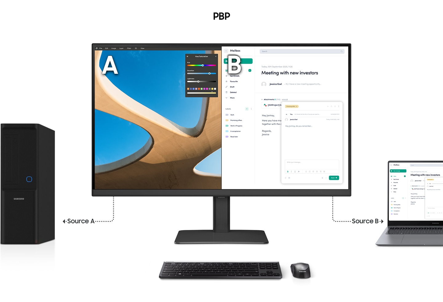 SAMSUNG 31.5" IPS VIEWFINITY S6 S60UD LS32D600UAUXUF 5ms 100Hz HDMI-DP TypeC Kurumsal Pivot Monitör 2560x1440