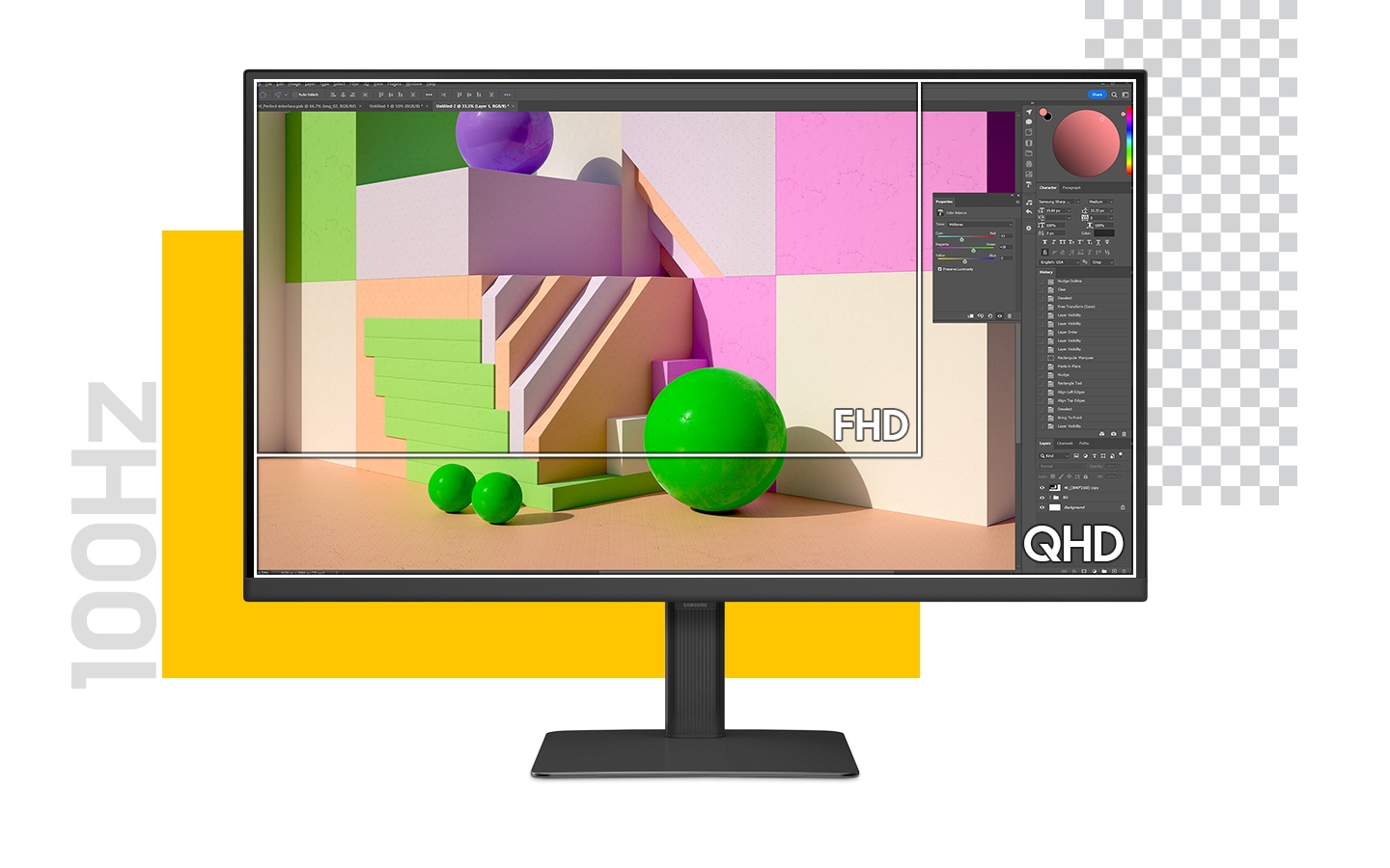 SAMSUNG 31.5" IPS VIEWFINITY S6 S60UD LS32D600UAUXUF 5ms 100Hz HDMI-DP TypeC Kurumsal Pivot Monitör 2560x1440