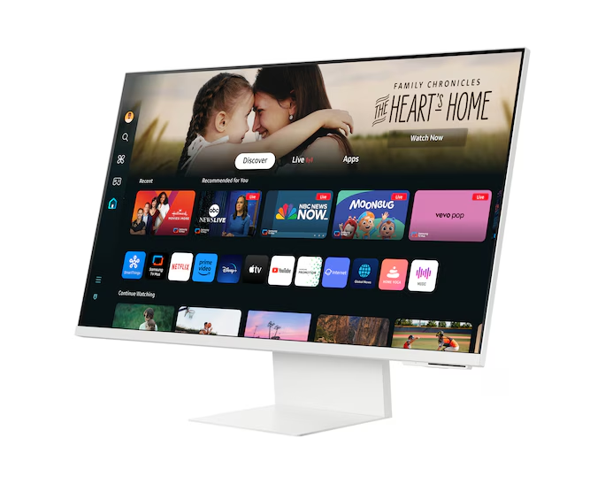 SAMSUNG 31.5" VA M8 M80D LS32DM801UUXUF 4ms 60Hz HDMI-TypeC Kablosuz Multimedya Monitör 3840x2160