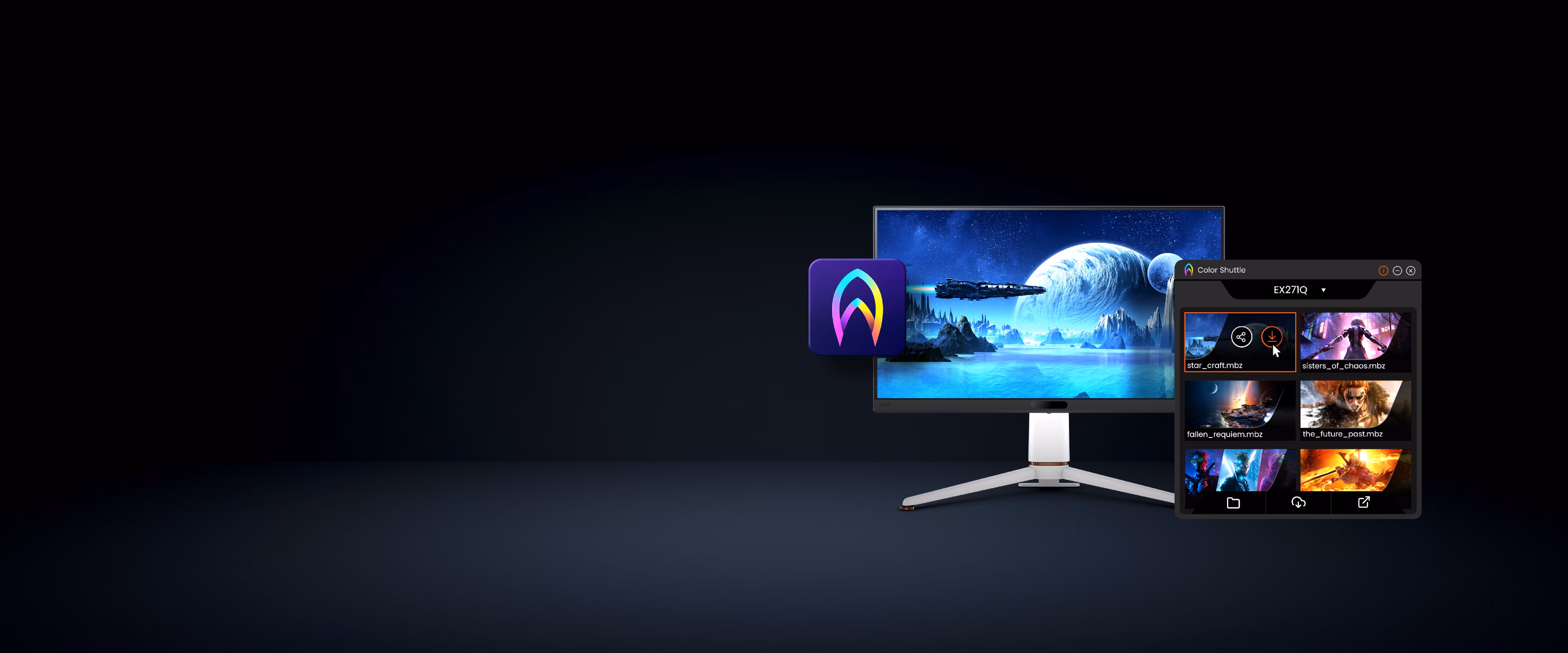 BENQ 27" IPS MOBIUZ EX271U 1MS 165HZ HDMI-DP TYPEC Gaming Monitör 3840x2160