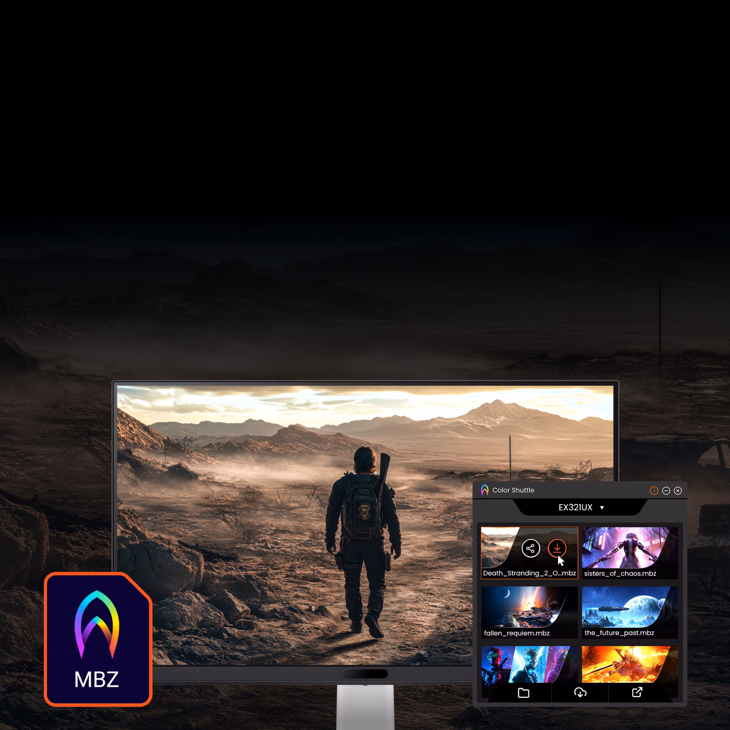 BENQ 26.5" OLED MOBIUZ EX271UZ 0.03MS 240HZ HDMI-DP TYPEC Gaming Monirtör 3840x2160
