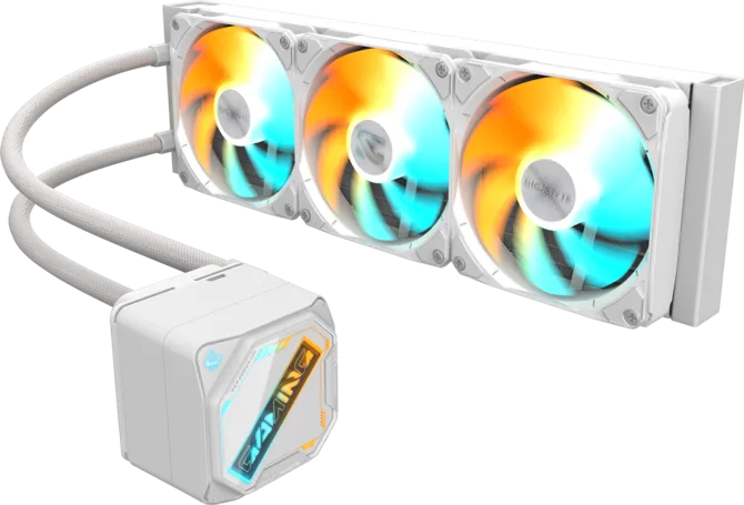 GIGABYTE 360MM GAMING 360 ICE ARGB AM5-1851p Sıvı Soğutmalı İşlemci Fanı Bayaz