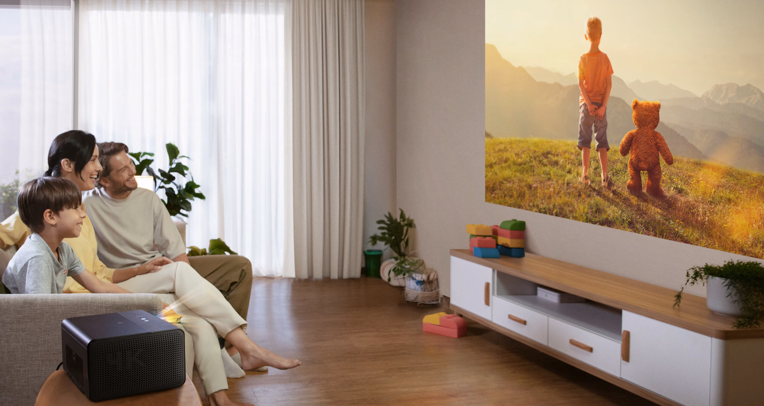 BENQ 2600ansilümen GP520 4K UHD 4LED Google TV WIFI Ev Eğlence Projeksiyon Cihazı