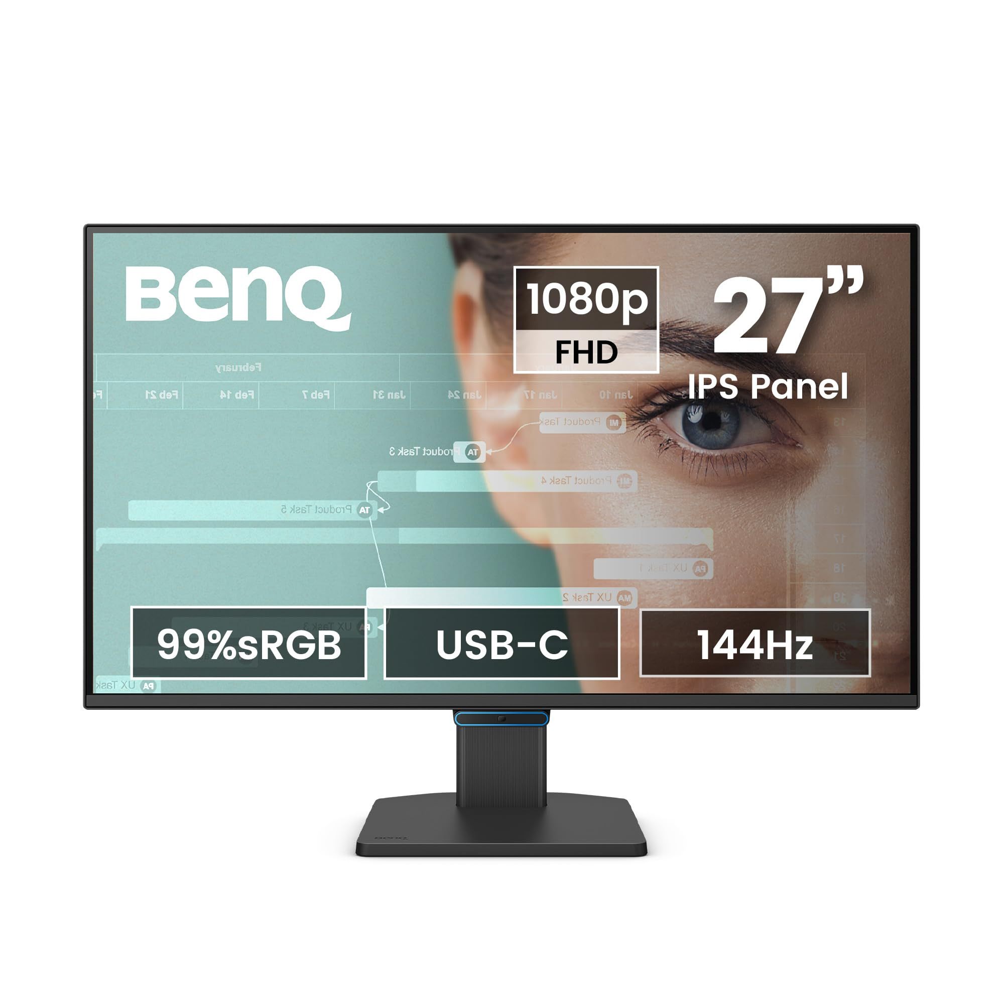 BENQ 27" IPS GW2790 5MS 144HZ HDMI-DP TYPEC Ev İş Monitörü 1920x1080